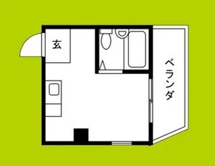 ビジタル浪速3【9階】の間取り