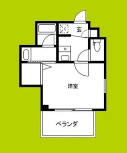 プランドール難波【10階】の間取り