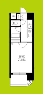 シャインビュー新大阪【6階】の間取り