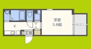 alvas【5階】の間取り