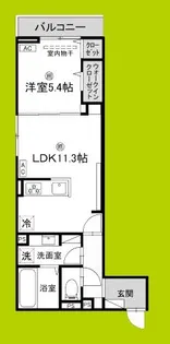 ルトレフル【3階】の間取り