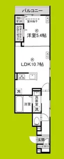 ルトレフル【3階】の間取り