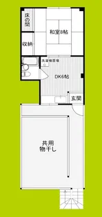 浪花苑【4階】の間取り