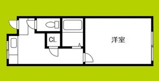 千本中ハイツ【2階】の間取り