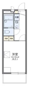 レオパレス柳谷【2階】の間取り