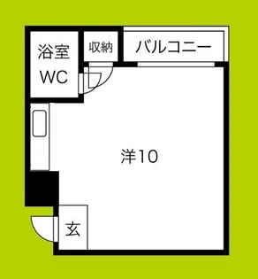 コーポウエスト神路【1階】の間取り
