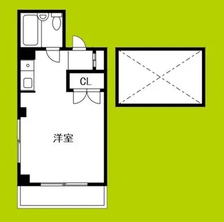 シェトワ北河堀【3階】の間取り