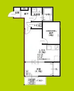 EIJU加島B【2階】の間取り