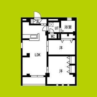 エムズ谷六【5階】の間取り