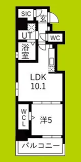 ミラージュパレス本町Depart【8階】の間取り