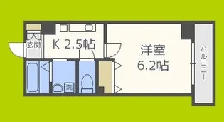 みおつくし都島【5階】の間取り