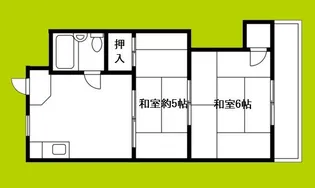 WESTヒルズ平野【5階】の間取り