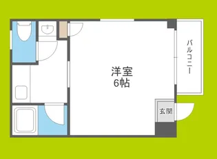 THECITY弁天町【1階】の間取り