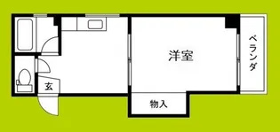 コーポ平野上町【3階】の間取り