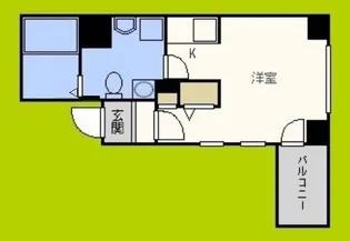 エンプレス上本町【8階】の間取り