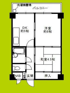 ハイツサンシャイン【3階】の間取り
