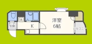 オーキッドコート玉造【7階】の間取り