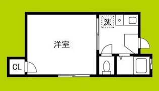 ビラ長居【4階】の間取り