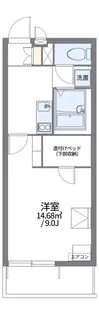 レオパレス真Ⅶ【2階】の間取り