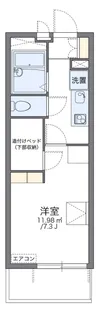 レオパレス金仙寺湖二号館【1階】の間取り