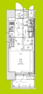 CREST TAPP 庄内【6階】の間取り