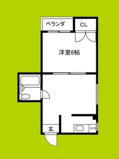 シティコーポ元町【6階】の間取り