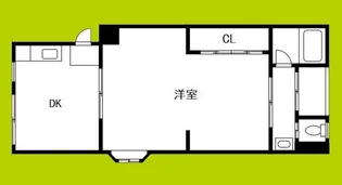 木村マンション【1階】の間取り
