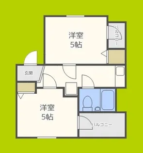 エストマーレ鶴見1番館【3階】の間取り