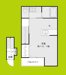 Well-being和泉大宮【2階】の間取り