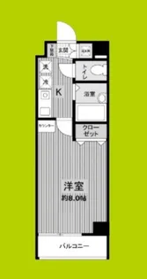ロイヤルコート華【5階】の間取り