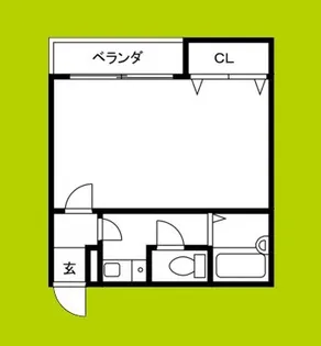 フレグランス阿倍野【2階】の間取り