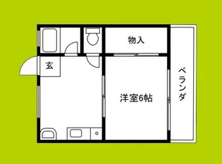 アッシュコート阿倍野【3階】の間取り