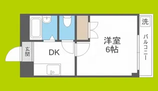 グラヴィール鶴和【2階】の間取り