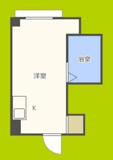 ブルースカイ城東【4階】の間取り