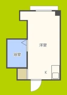 ブルースカイ城東【4階】の間取り