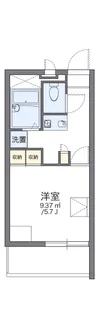 レオパレスエーデルワイス天王寺【2階】の間取り