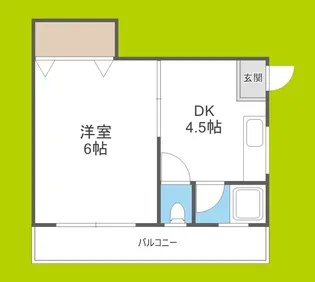 リアライズ上新庄豊新【1階】の間取り