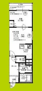 EIJU牧野駅前A【1階】の間取り