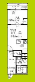 EIJU牧野駅前A【1階】の間取り