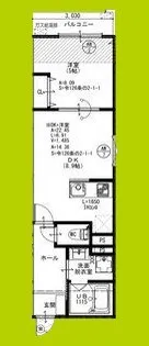EIJU牧野駅前A【3階】の間取り
