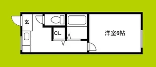 千本中ハイツ【2階】の間取り