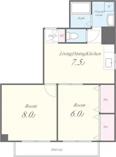 セイワパレス森ノ宮南【2階】の間取り
