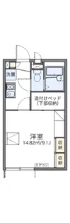 レオパレス浜3丁目【1階】の間取り
