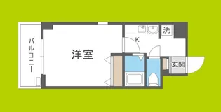 ラナップスクエア阿波座【2階】の間取り