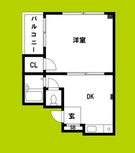 JPアパートメント港III【3階】の間取り