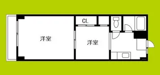 シャトー冨士【2階】の間取り