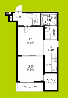 フジパレス高石駅南II番館【1階】の間取り