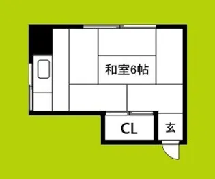 八坂荘【3階】の間取り