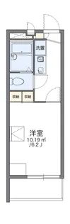 レオパレス上住吉【1階】の間取り
