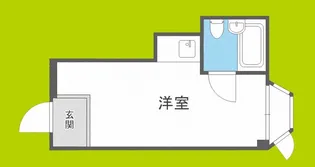 エステマール鶴橋一号館【6階】の間取り